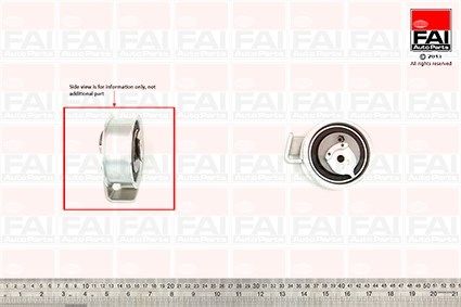 FAI AUTOPARTS Натяжной ролик, ремень ГРМ T9774